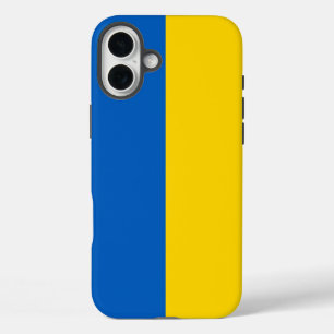 Coque iPhone 16 Plus Drapeau Ukraine