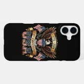 Coque iPhone 16 Plus Drapeau USA 250e anniversaire 250 ans d'Amérique (Verso Horizontal)