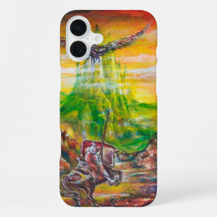 COQUE iPhone 16 PLUS DUEL MAGIQUE ENTRE BRADAMANT ET NÉCROMANCIEN