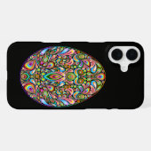 Coque iPhone 16 Plus Easter Egg Psychedelic Design Kids Organic T-Shirt (Verso Horizontal)