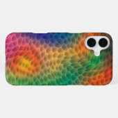 Coque iPhone 16 Plus Écaille Arc-en-Ciel (Verso Horizontal)