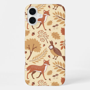 Coque iPhone 16 Plus Élégant Motif d'automne scandinave
