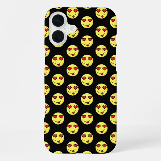 Coque iPhone 16 Plus emoji clin d'œil (Verso)
