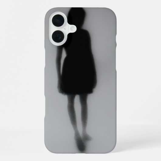 Coque iPhone 16 Plus Empreintes disparaissant dans le brouillard (Verso)