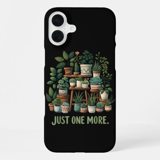 Coque iPhone 16 Plus Encore une plante drôle fleur intérieure amusante (Verso)