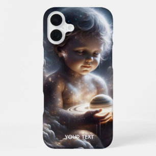 Coque iPhone 16 Plus Étoiles de l'espace enfantines fantaisie mignonnes