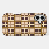 Coque iPhone 16 Plus Étui Abstract Shades of Brown pour iPhone 16 Plus (Verso Horizontal)