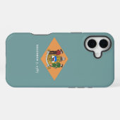 Coque iPhone 16 Plus Étui Case-Mate pour Apple iPhone 16 Plus, drapeau (Verso Horizontal)