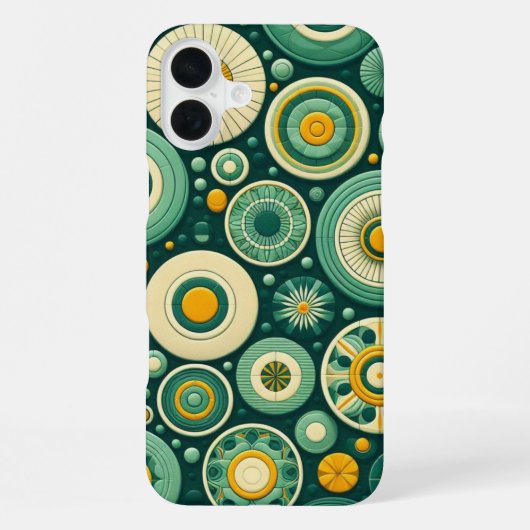 Coque iPhone 16 Plus Étui de téléphone abstrait (Verso)