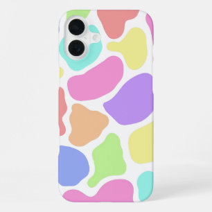 Coque iPhone 16 Plus Étui de téléphone couleur pastel abstrait (blanc)