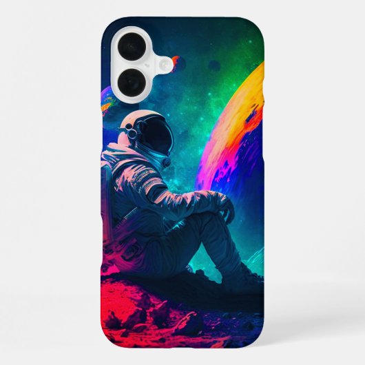 Coque iPhone 16 Plus Étui de téléphone d'astronaute (Verso)
