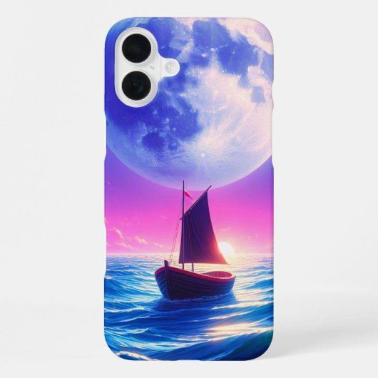 Coque iPhone 16 Plus Étui de téléphone de voile (Verso)