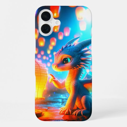 Coque iPhone 16 Plus Étui de téléphone Dragon Bébé (Verso)