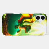 Coque iPhone 16 Plus Étui de téléphone Dragon Vert (Verso Horizontal)