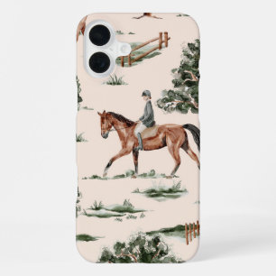 Coque iPhone 16 Plus Étui de téléphone équestre