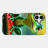 Coque iPhone 16 Plus Étui de téléphone Grenouille verte (Verso Horizontal)