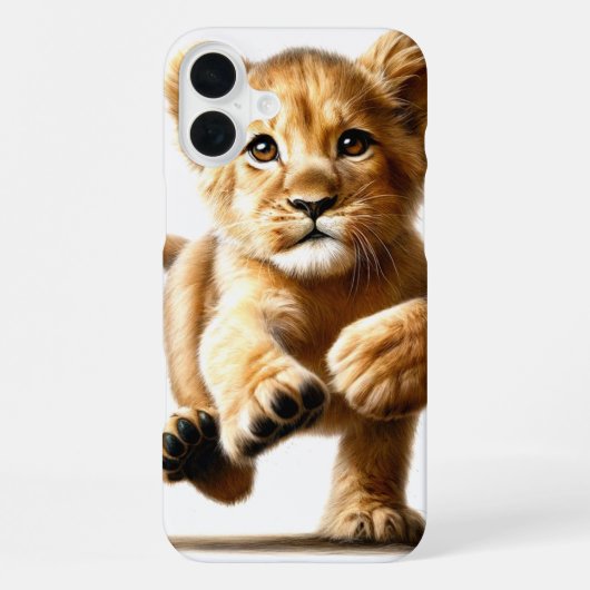 Coque iPhone 16 Plus Étui de téléphone Lionceau (Verso)
