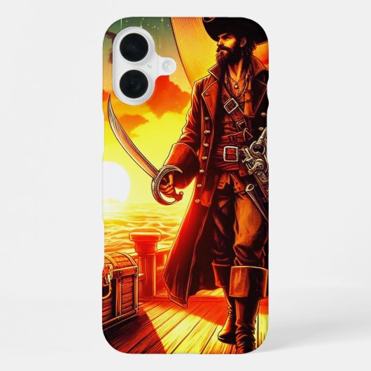 Coque iPhone 16 Plus Étui de téléphone pirate (Verso)