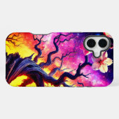 Coque iPhone 16 Plus Étui de téléphone Sunset Tree (Verso Horizontal)