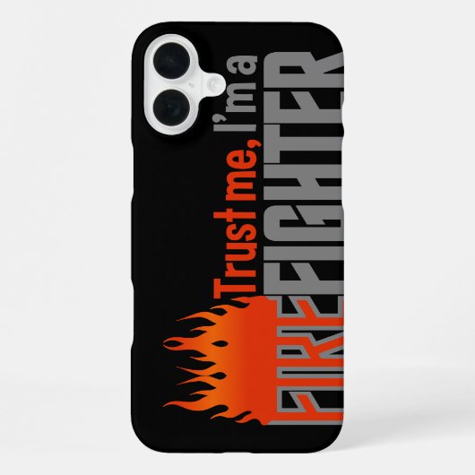 Coque iPhone 16 Plus Étui Firefighter Blackberry Bold (Verso)