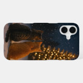 Coque iPhone 16 Plus Étui iPhone 16 Plus Couple de Chats de Noël (Verso Horizontal)