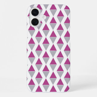 Coque iPhone 16 Plus Étui iPhone à motif triangle géométrique moderne
