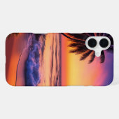 Coque iPhone 16 Plus Étui iPhone Tropical Sunset (Verso Horizontal)