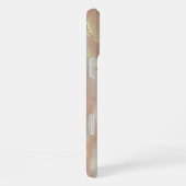 Coque iPhone 16 Plus Étui Monogrammé Pailletté à l'Encre d'Alcool - Mat (Côté droit)