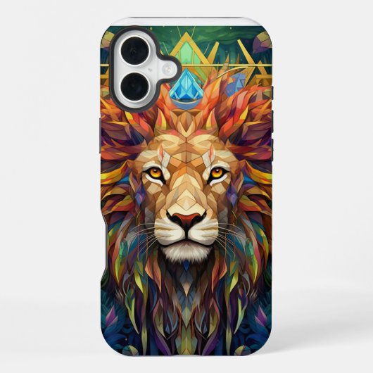 Coque iPhone 16 Plus Étui pour iPhone 16 Lion (Verso)