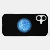 Coque iPhone 16 Plus Étui pour téléphone en art fluide Calm Tide iPhone (Verso Horizontal)
