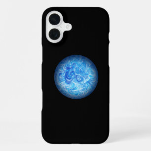 Coque iPhone 16 Plus Étui pour téléphone en art fluide Calm Tide iPhone