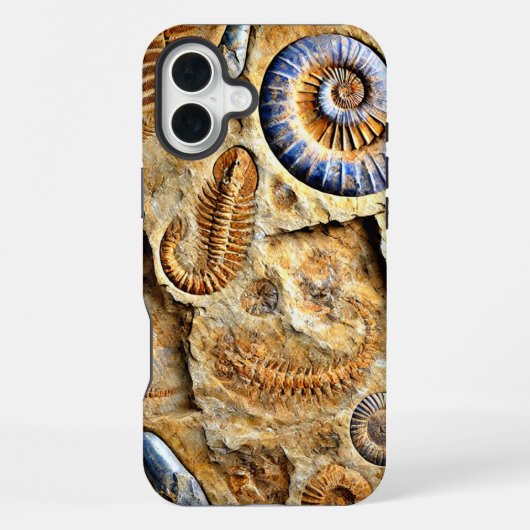 Coque iPhone 16 Plus Étui pour téléphone Fossiles (Verso)