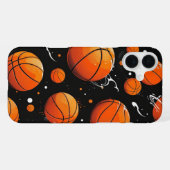 Coque iPhone 16 Plus Étui rebond de basketball (Verso Horizontal)