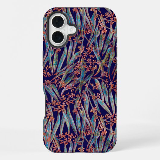 Coque iPhone 16 Plus Eucalyptus mystique (Verso)