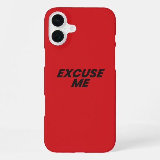 COQUE iPhone 16 PLUS EXCUSEZ-MOI LE CAS TÉLÉPHONIQUE (Verso)