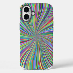 Coque iPhone 16 Plus Explosion de ruban coloré énergique