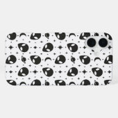 Coque iPhone 16 Plus Extraterrestres et Étoiles (Verso Horizontal)