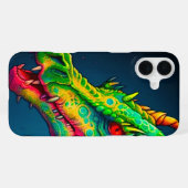 Coque iPhone 16 Plus Face du dragon (Verso Horizontal)