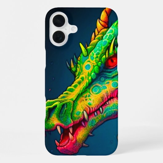Coque iPhone 16 Plus Face du dragon (Verso)