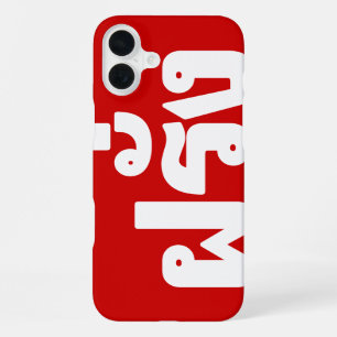 Coque iPhone 16 Plus Farang ♦ Étranger en écriture thaïlandaise ♦