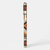 Coque iPhone 16 Plus Faux grain de bois aztèque (Côté gauche)