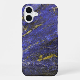 Coque iPhone 16 Plus Faux lapis-lazuli gemme pierre minérale hipster