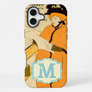 Coque iPhone 16 Plus Fille Rétro Diva Vintage Style Bistro Esthétique