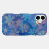 Coque iPhone 16 Plus Flèches de neige Iridescente (Verso Horizontal)