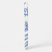 Coque iPhone 16 Plus Fleur Bleue (Côté gauche)