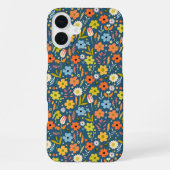 Coque iPhone 16 Plus fleurs (Verso)