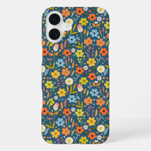 Coque iPhone 16 Plus fleurs