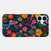 COQUE iPhone 16 PLUS FLEURS DE FORET (Verso Horizontal)