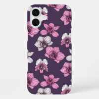 Fleurs d'orchidée rose