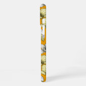 Coque iPhone 16 Plus Fleurs d'orchidées jaune et blanc (Côté gauche)